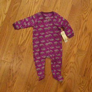 Leveret fleece blanket footie sleeper pajamas